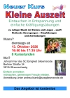 Plakat kleine Auszeit